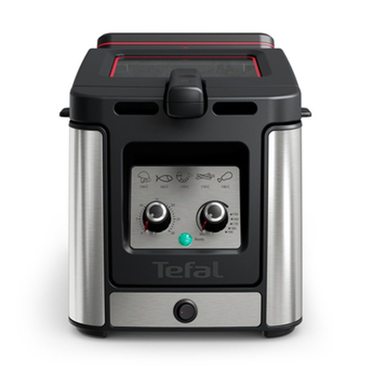 Tefal Fritteuse Clear Duo FR600DCH, 3.5l, Edelstahl, Timer