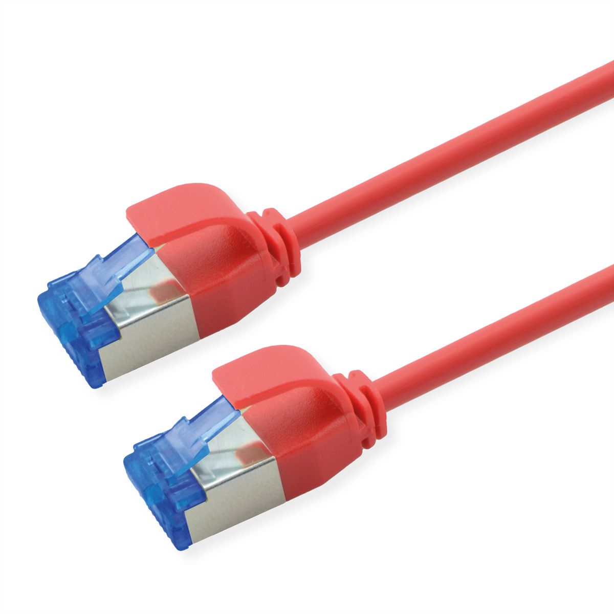 ROLINE Cordon Cat.6A (Classe EA) S/FTP (PiMF), LSOH, PoE , rouge, 5 m