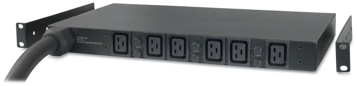 APC Basic Rack PDU AP7526 Stromverteilereinheit (PDU) 6 AC-Ausgänge 1U Schwarz