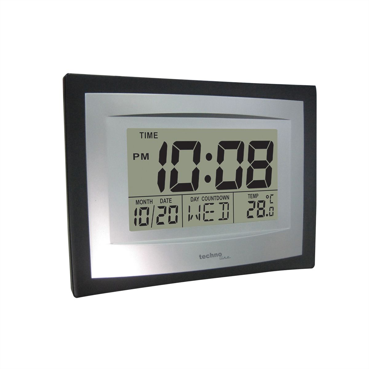 TechnoLine horloge murale WS8004 numérique