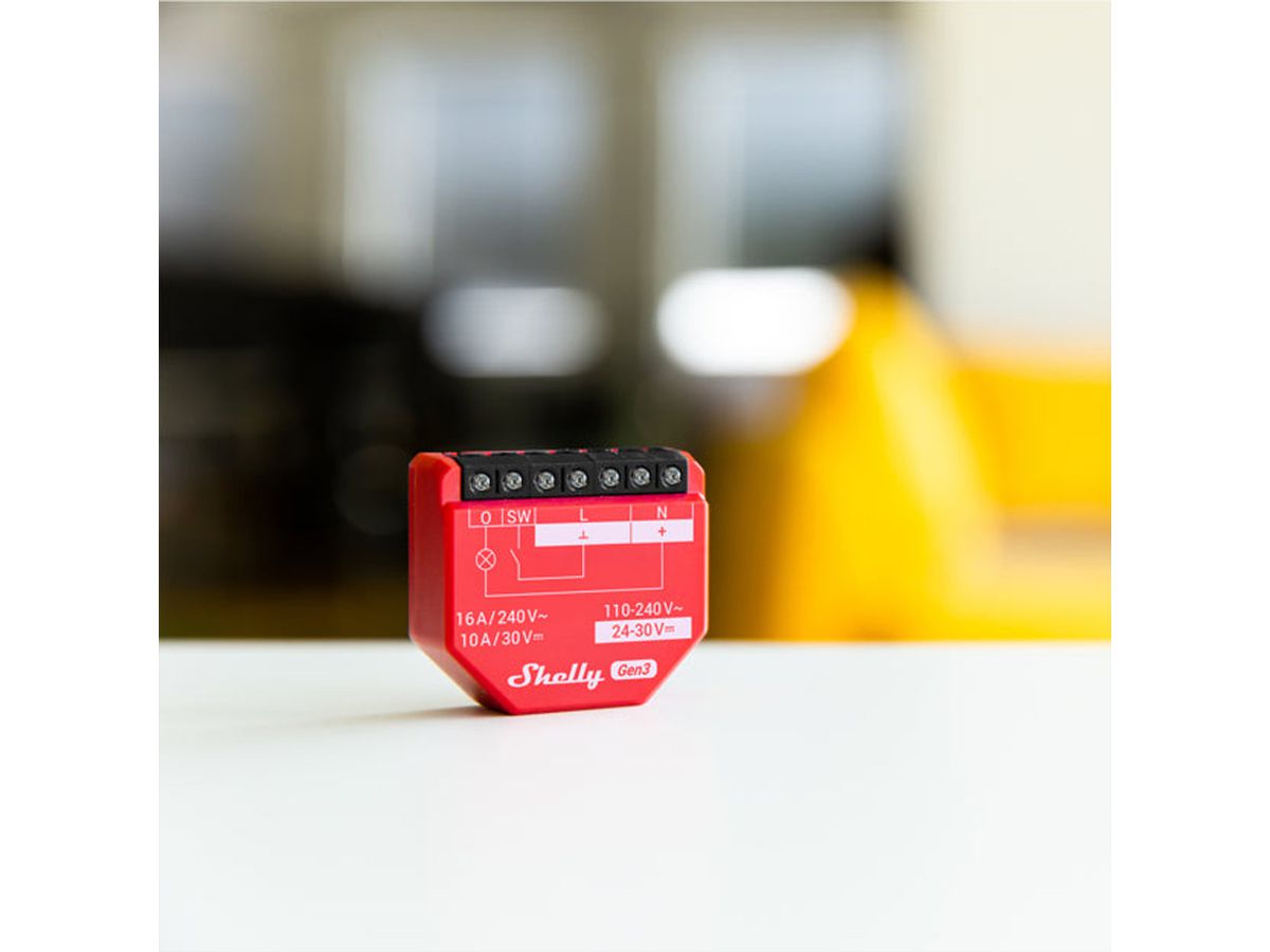 Shelly Schaltaktor 1 PM Gen3 (Dual pack)