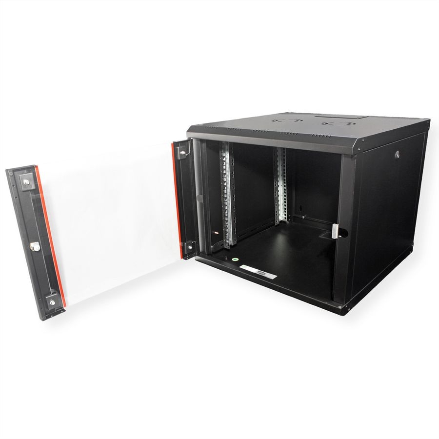 ROLINE 19-Zoll Wandgehäuse Pro 9 HE, 600x600 BxT schwarz