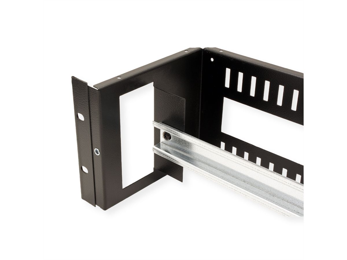 ROLINE 19" Support rail DIN 3U, 133x482x123 HxLxP