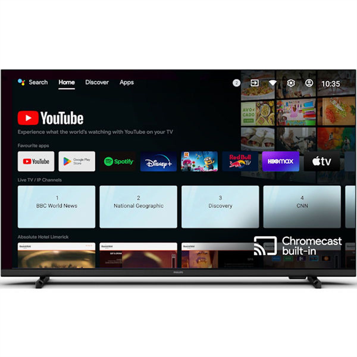 Philips Hotel TV 55HFL4518U/12, 55", UHD, 350cd/m²