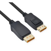 ROLINE Câble DisplayPort v2.1, 10K, DP M - DP M, noir, 1 m