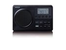 Radio FM compacte Lenco MPR-035BK, FM, 20 présélections, LCD