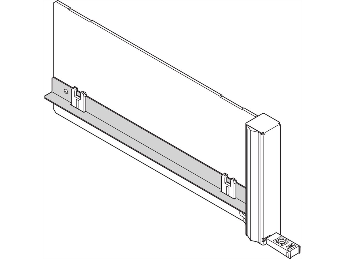 Déflecteur d'air SCHROFF pour module de remplissage AMC ECO, taille réelle