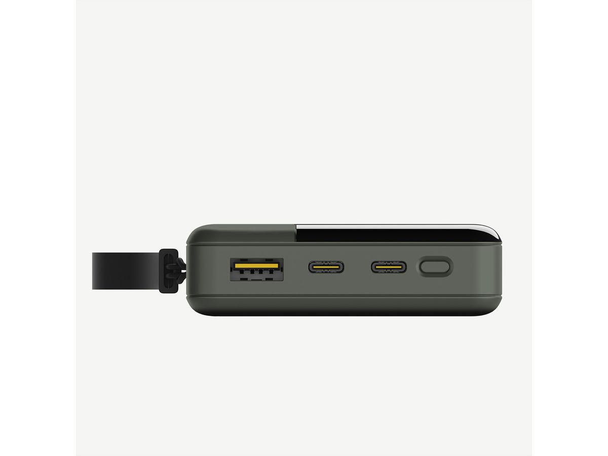 Aqiila Powerbank Powerbird B20+ , 65W, Moosgrün, 20.000 mAh