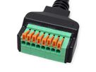 ROLINE Câble adaptateur RJ45 mâle vers bloc terminal, 30 cm