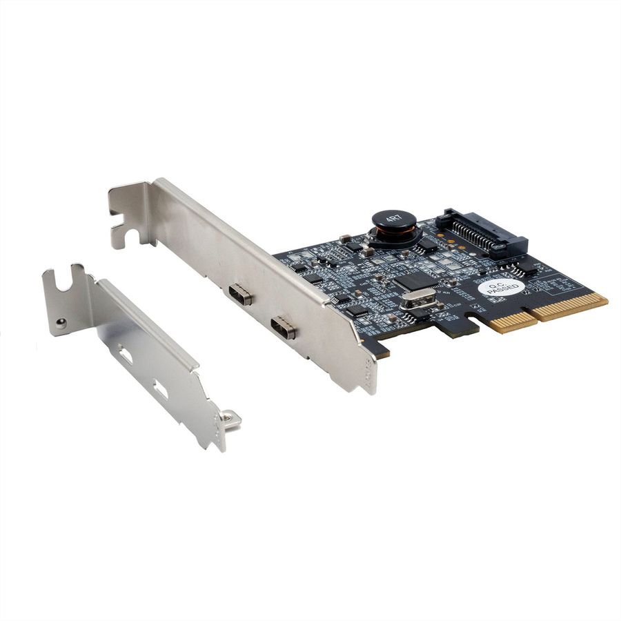 EXSYS EX-12000 2 Port USB 3.2 Gen2 PCIe Karte 2x USB-C