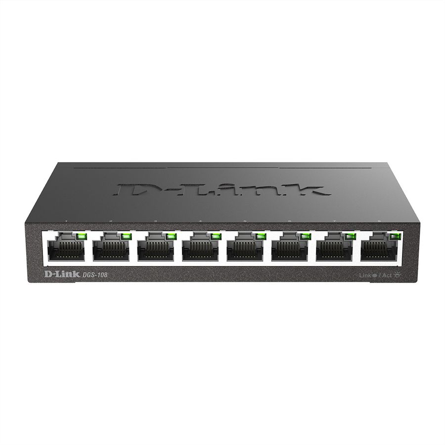 D-Link DGS 108 - commutateur - 8 ports - Ordinateur de bureau