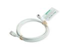 ROLINE GREEN Cordon DataCenter U/FTP Cat.6A (Classe EA), LSOH, slim, blanc, 2 m