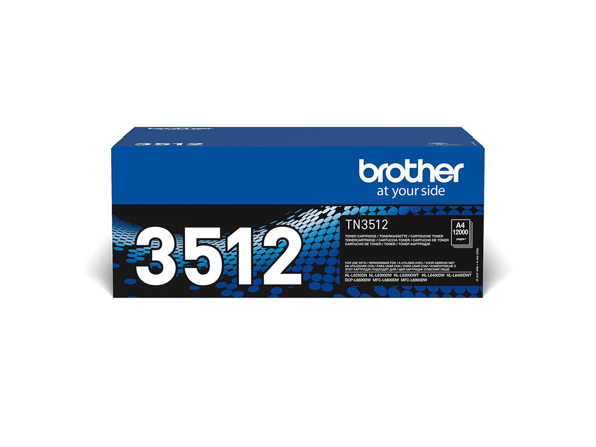 Brother TN-3512 - Cartouche de toner originale à haut rendement – Noir