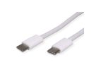 VALUE USB 2.0 Kabel, Typ C-C, ST/ST, 60W, weiß, 1 m