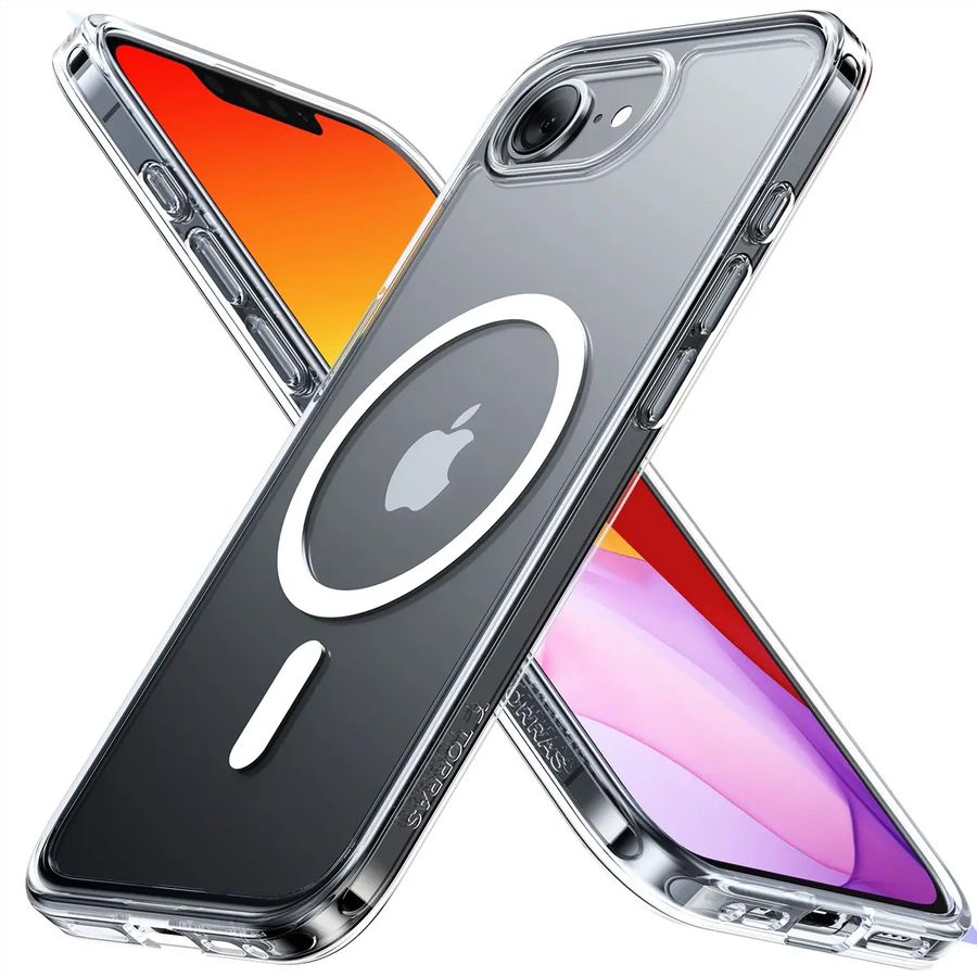 Torras Guardian Case, iPhone 16e, MagSafe, transparent