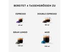 Krups Nespresso Vertuo Pop XN9201CH, Coconut White, Vertuo, Bluetooth