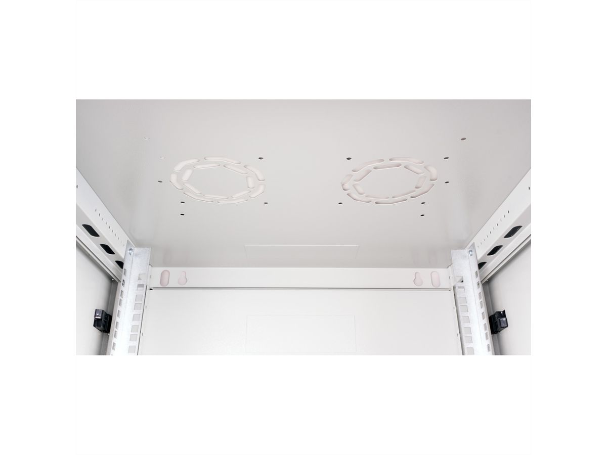 ROLINE 19-Zoll Wandgehäuse Basic Plus 6HE, 600x600 BxT grau