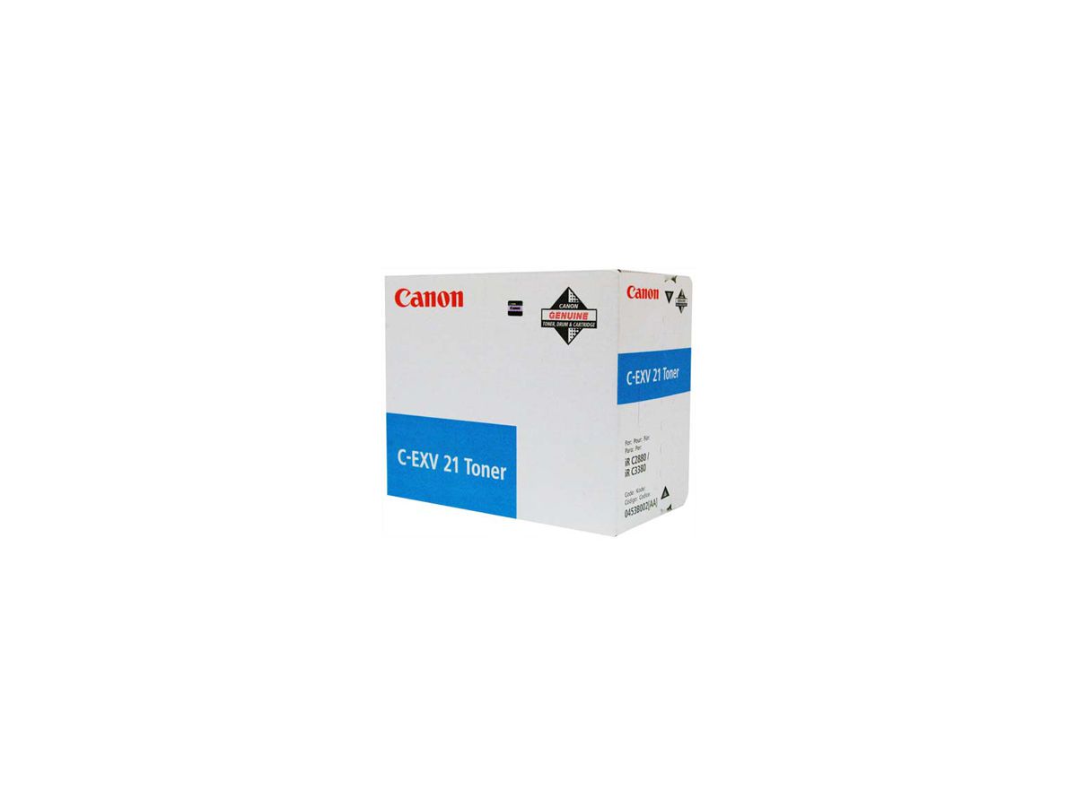 Canon C-EXV21 Cyan Cartouche de toner Original