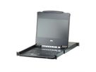 ATEN CL6708MW 43cm LCD KVM Switch, USB-DVI  8 Port, DE-Layout