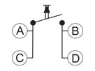 Microrupteur SCHROFF pour modules AMC