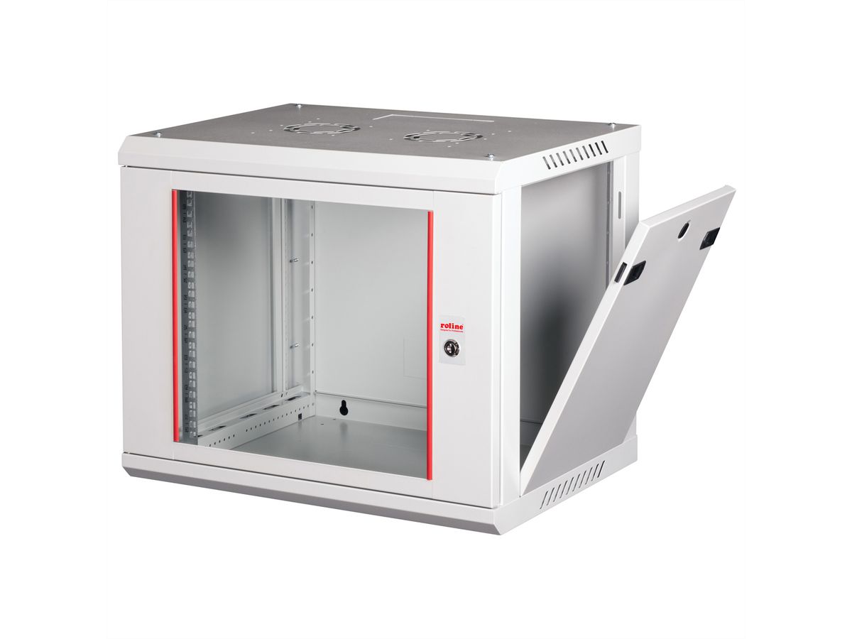 ROLINE 19-Zoll Wandgehäuse Basic Plus 9HE, 600x450 BxT grau