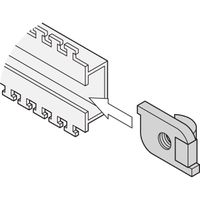 Kit d'écrous coulissants SCHROFF pour rail en C, 10 pièces