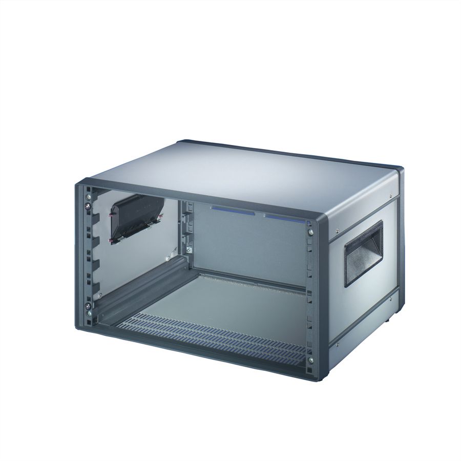 SCHROFF Comptec 19" Desktop Case, non blindé, capot en acier, 7 U, 84 HP, 600 mm