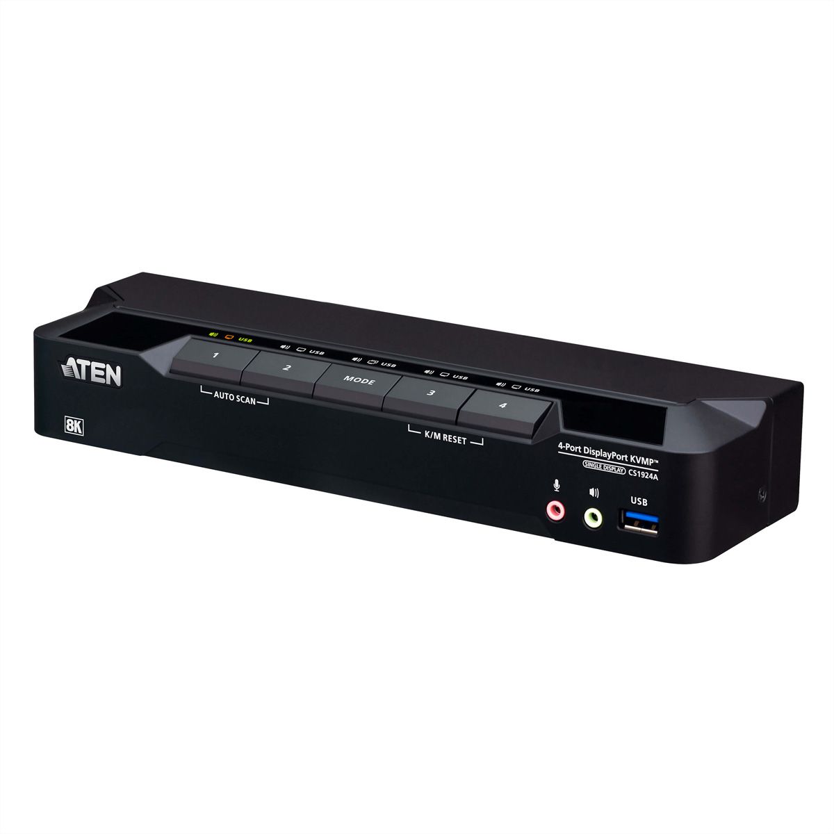 ATEN CS1924A 4-Port USB 3.0 8K DisplayPort KVM Switch