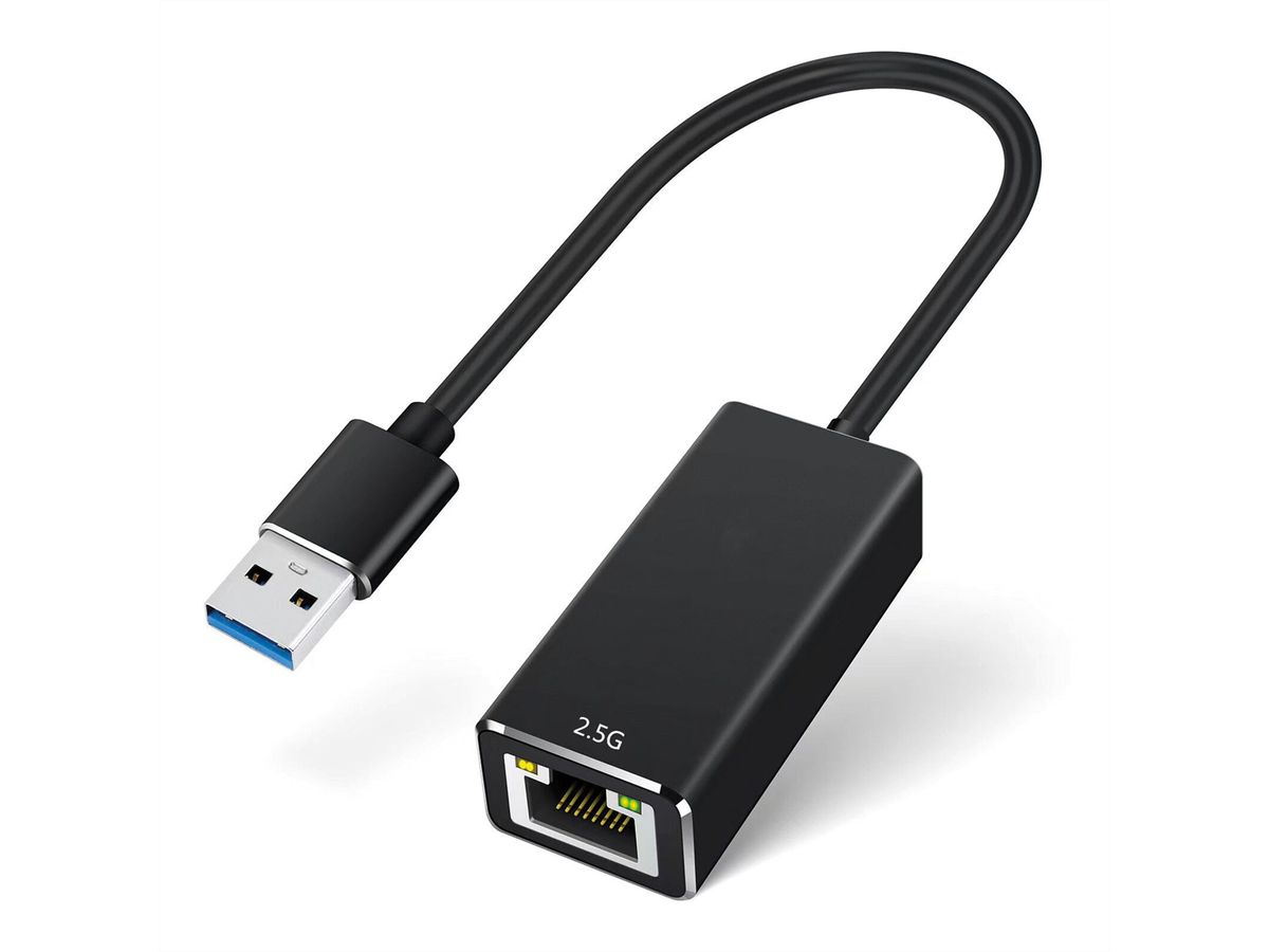 Convertisseur Adaptateur Ethernet USB Femelle RJ45 Mâle