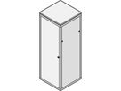 SCHROFF Seitenwand mit Schloss - SEITENWAND-SET 43HE 600T M.S.