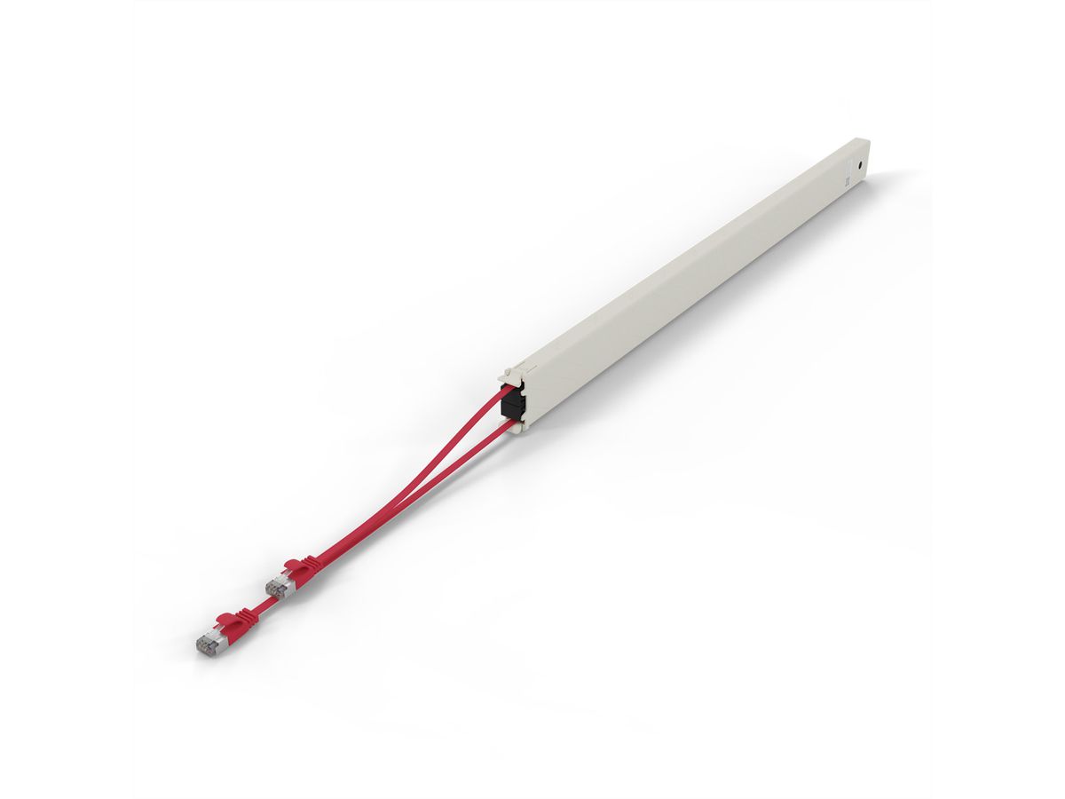 patchbox.one Cassette 46RU STP rouge Cat.6a 2,5 m