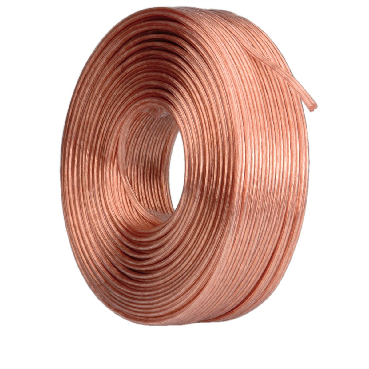 Lautsprecherkabel, transparent, 100m, 2,5mm²