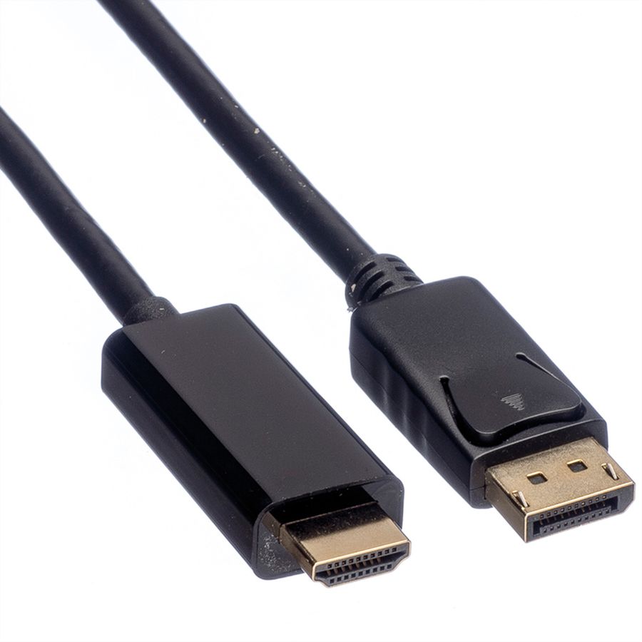 ROLINE Câble DisplayPort DP - UHDTV, M/M, noir, 5 m