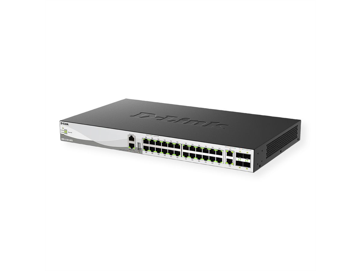 D-Link Switch DMS-3130-30TS/E, Layer 3 Multi-Gigabit Stack