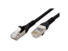 METZ CONNECT Cordon de brassage Cat.6A AWG 26, LSOH, noir, 50 m
