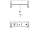 BACHMANN DESK2 2x contact de protection USB C