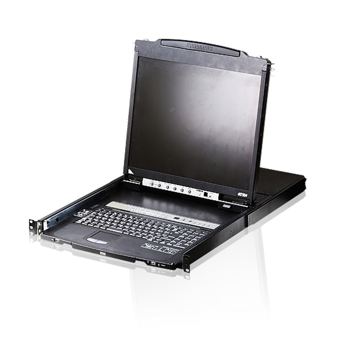 ATEN CL5816N 48cm-LCD KVM Switch USB-PS/2,VGA, 16 Port, CH-Layout