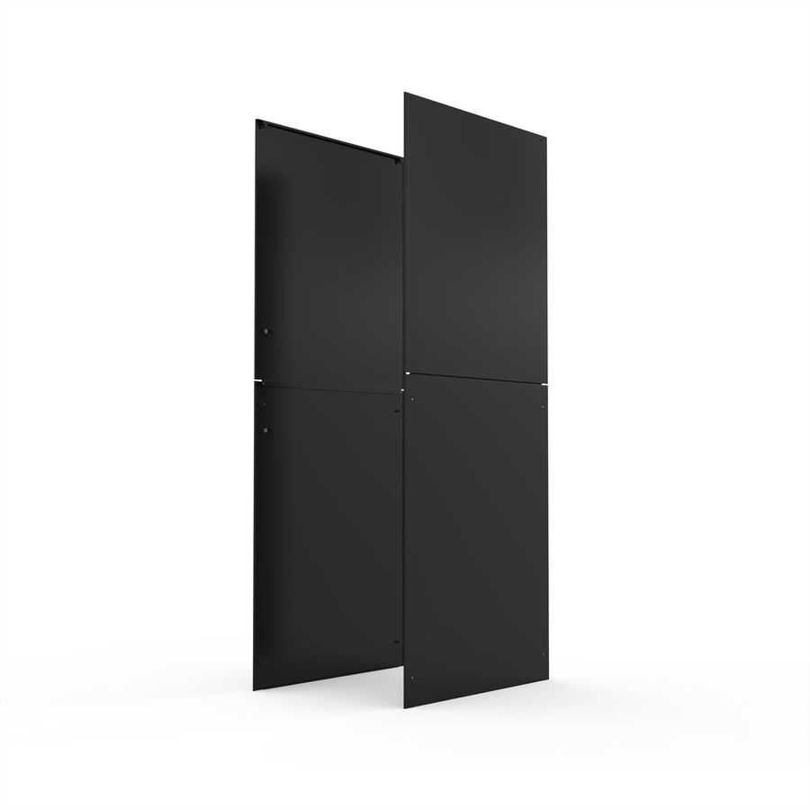 SCHROFF SEITENWAND DOP 2450H 1100T GESCHRAUBT 2X