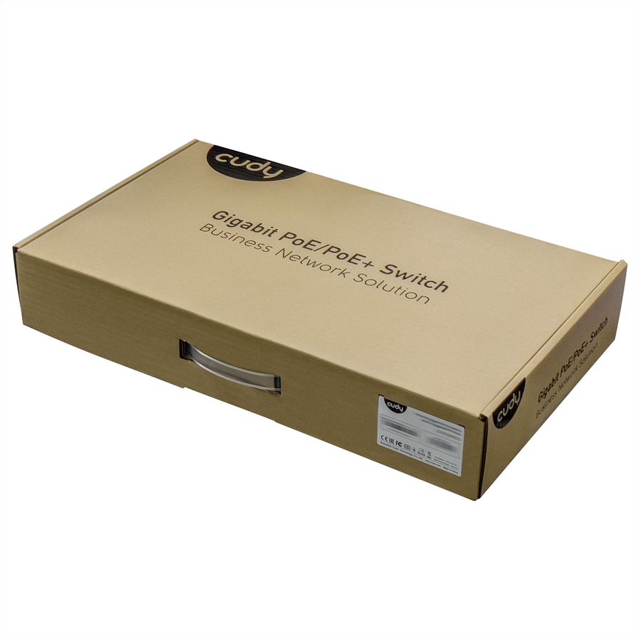 CUDY GS1020PS2 Switch 16 ports Gigabit PoE+, 2 ports Gigabit SFP 200W