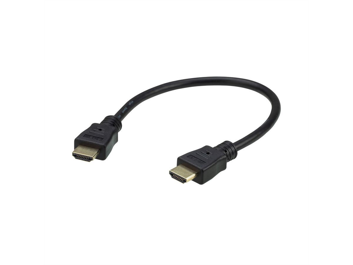 ATEN 2L-7DA3H High Speed True 4K HDMI Kabel mit Ethernet, schwarz, 0,3 m