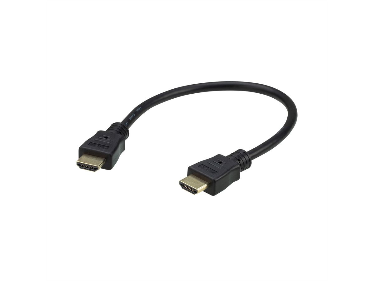 ATEN 2L-7DA3H Câble HDMI High Speed avec Ethernet, noir, 0,3 m