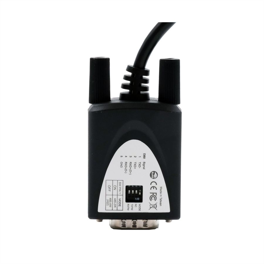 EXSYS EX-2346 Convertisseur de port USB 2.0 vers 1x série RS-422/485, câble, FDTI, noir, 1,8 m