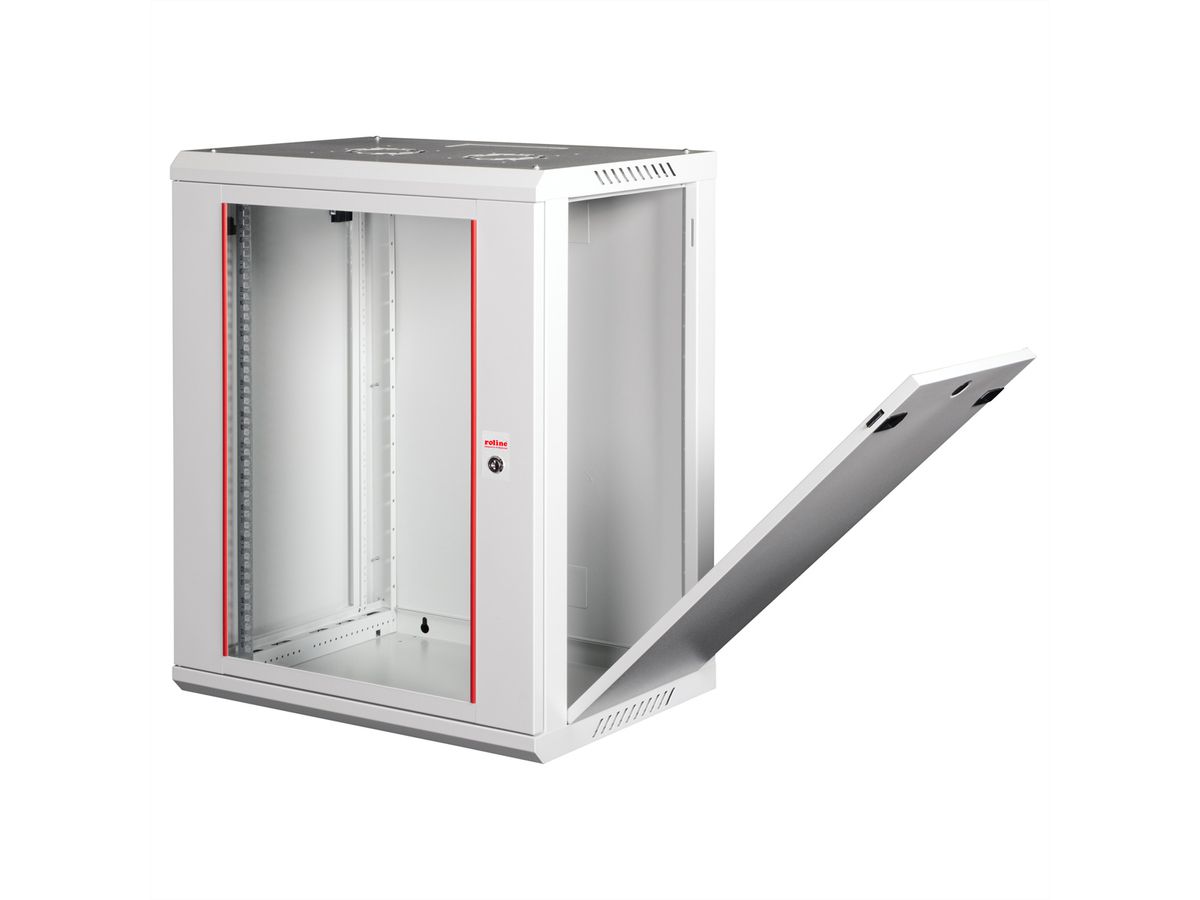 ROLINE 19-Zoll Wandgehäuse Basic Plus 18HE, 600x450 BxT grau