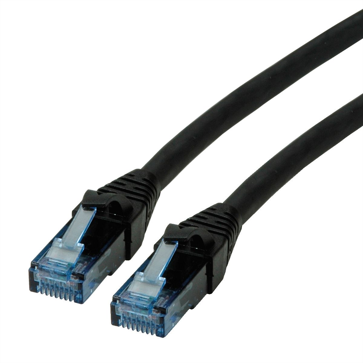 Cordon ROLINE UTP Cat.6A / 10 Gigabit, Component Level, LSOH, noir, 5 m