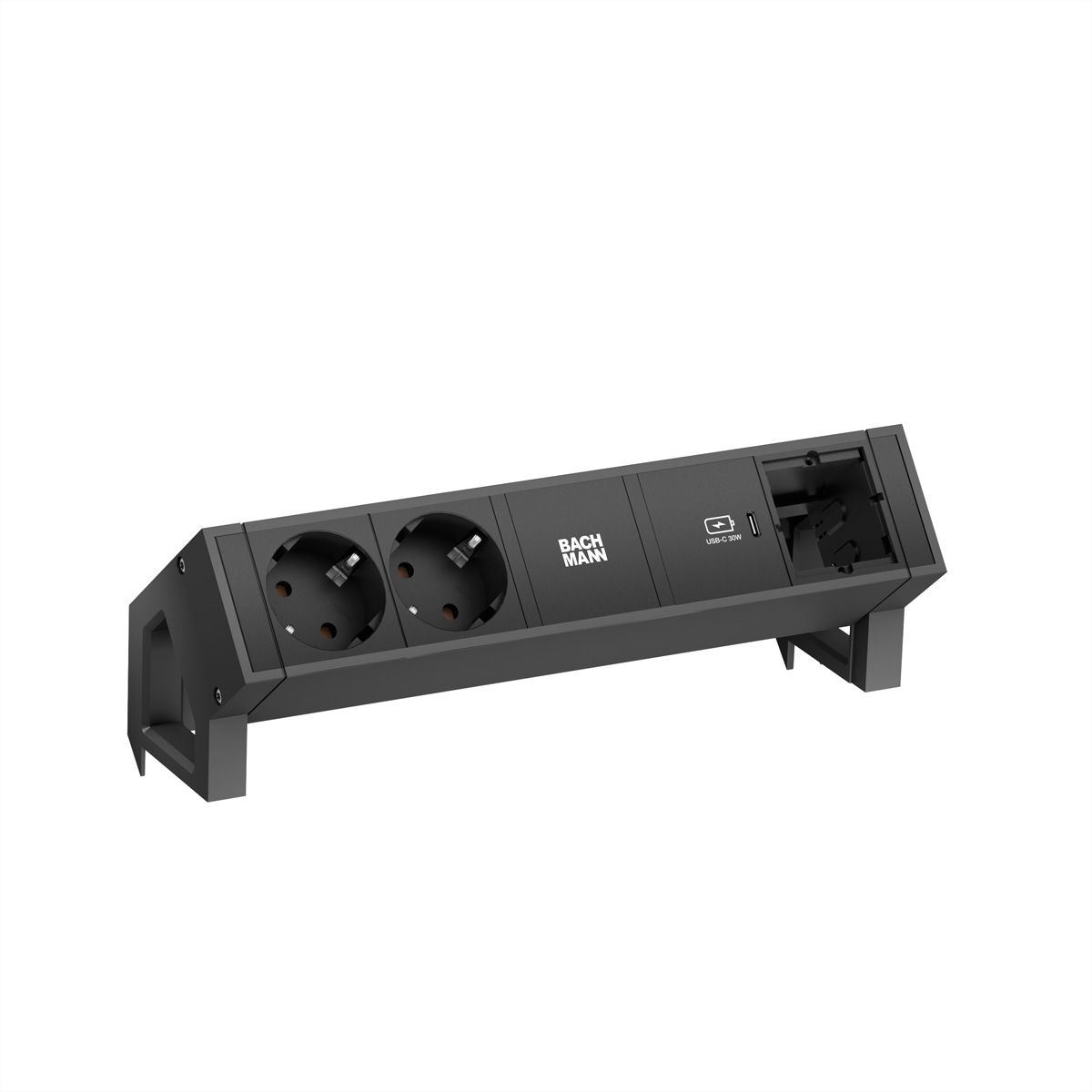BACHMANN DESK2 2x contact de protection USB C