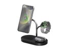 Samsung 3in1 Wireless Charger, noir, noir