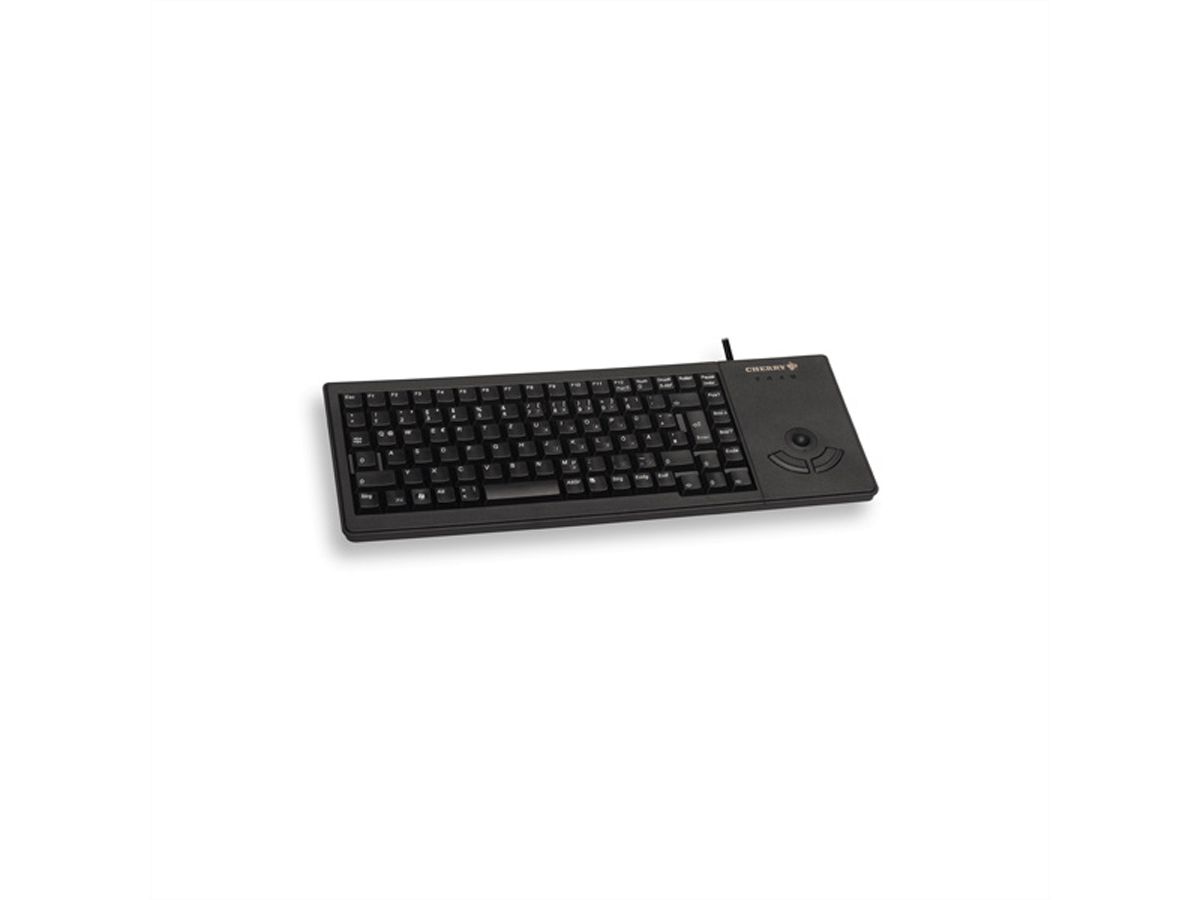 Cherry XS Trackball Keyboard G84-5400 - clavier , boule de commande, noir