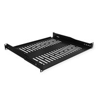 VALUE Etagère 19", 485 x 400 mm, 1 U, max. 25 kg, forme en U, noir