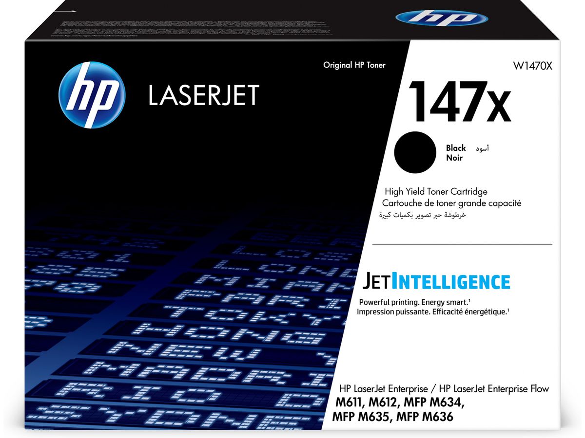 HP LaserJet 147X Schwarz Original Tonerkartusche mit hoher Reichweite