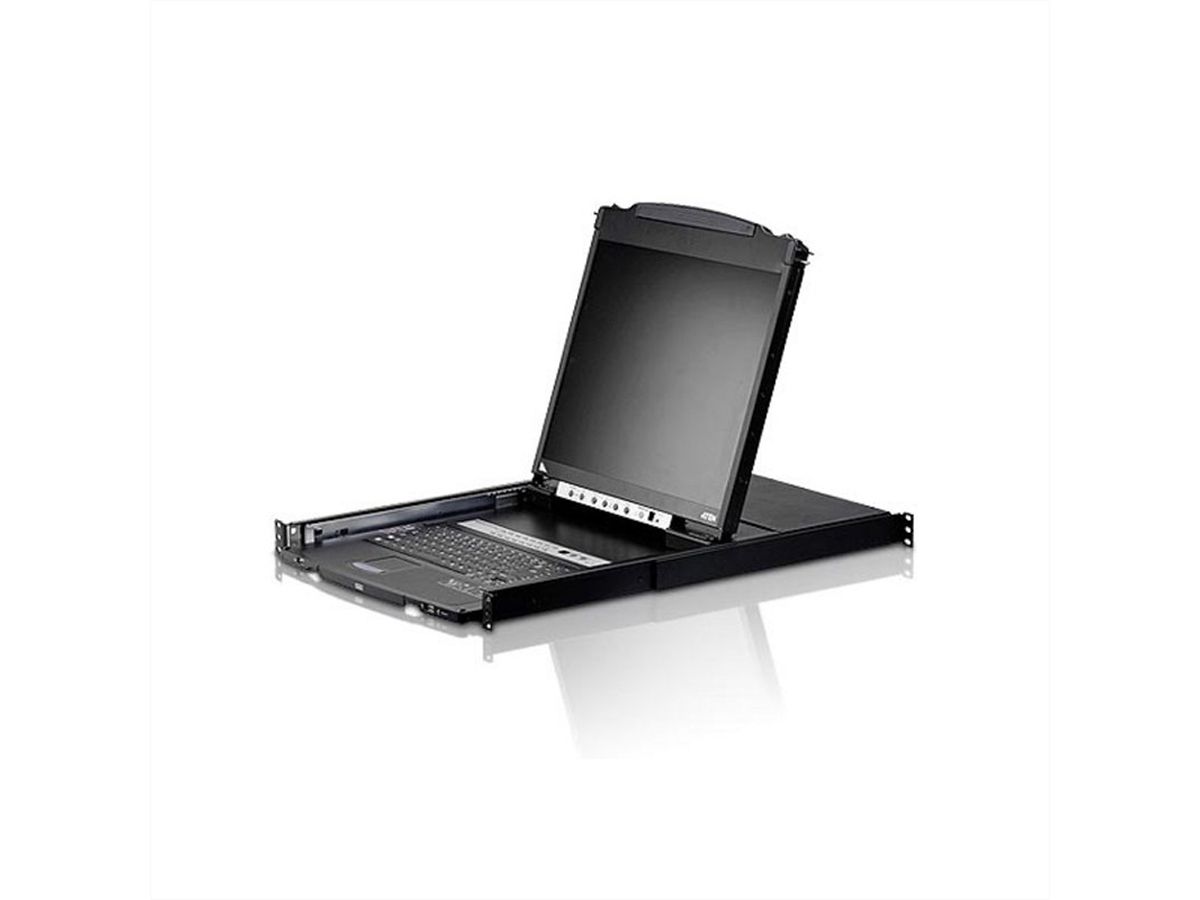 ATEN CL5808N LCD KVM Switch, USB-PS/2, VGA, CH-Layout